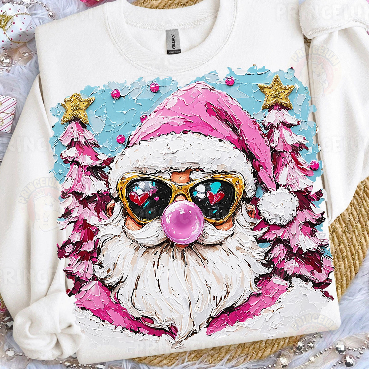 Pink Bubblegum Santa