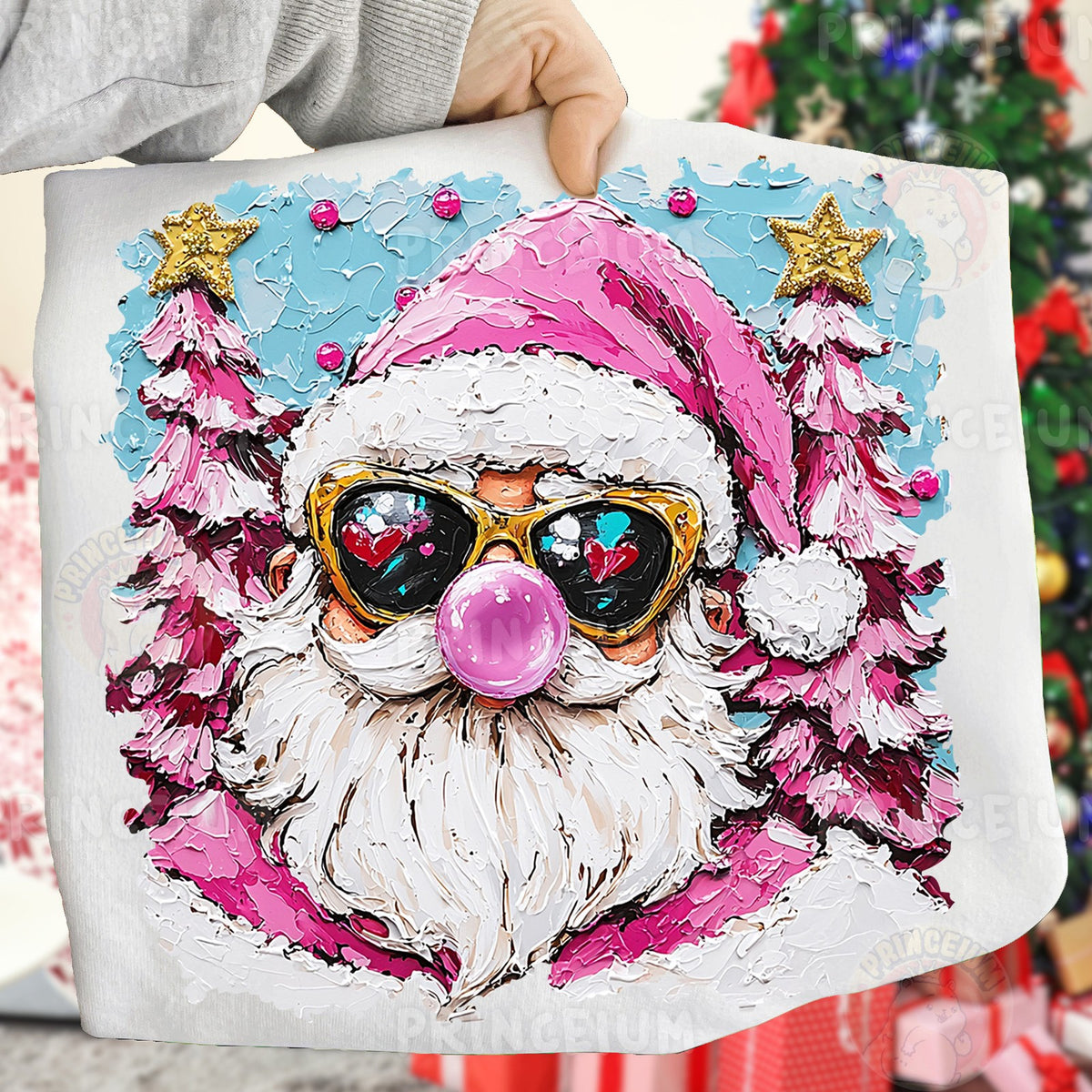 Pink Bubblegum Santa