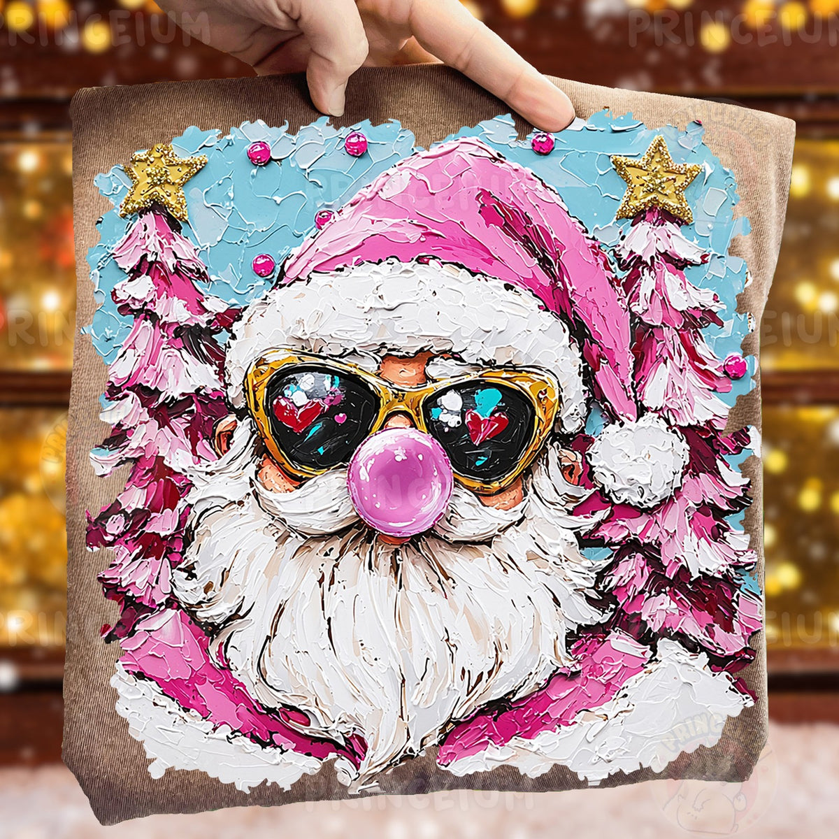 Pink Bubblegum Santa