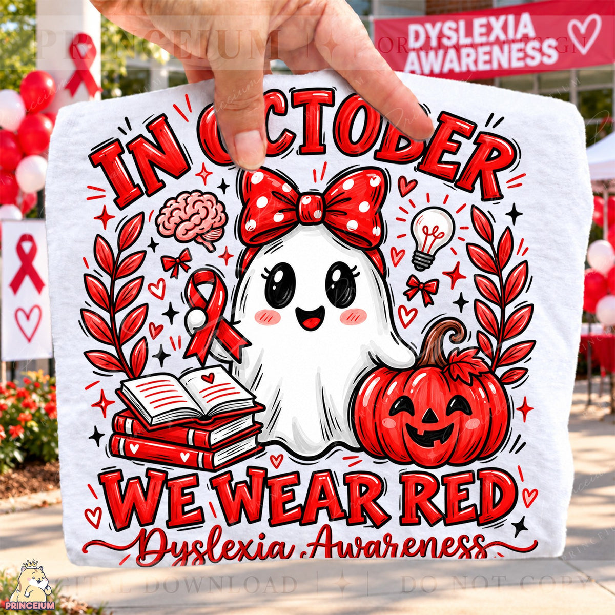 In October We Wear Red Ghost