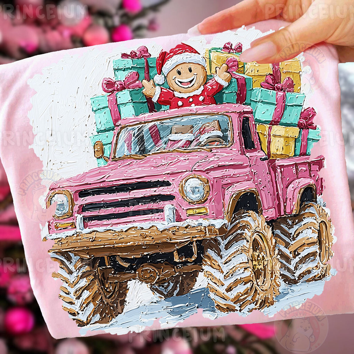 Gingerbread Monster Truck Christmas