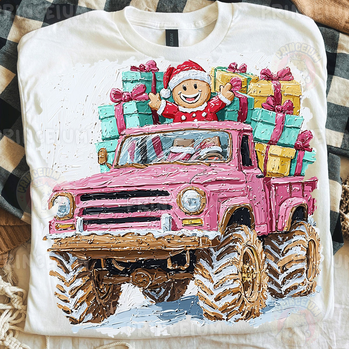 Gingerbread Monster Truck Christmas