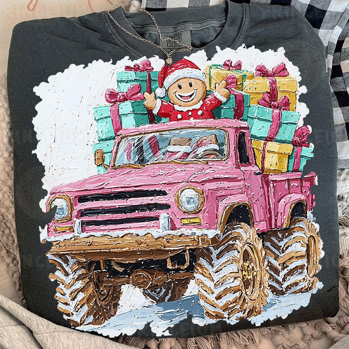 Gingerbread Monster Truck Christmas