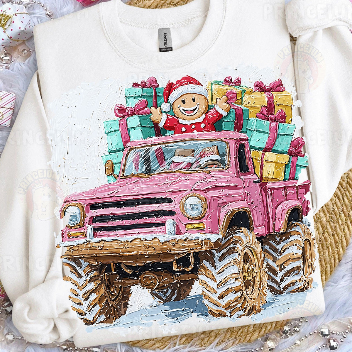 Gingerbread Monster Truck Christmas