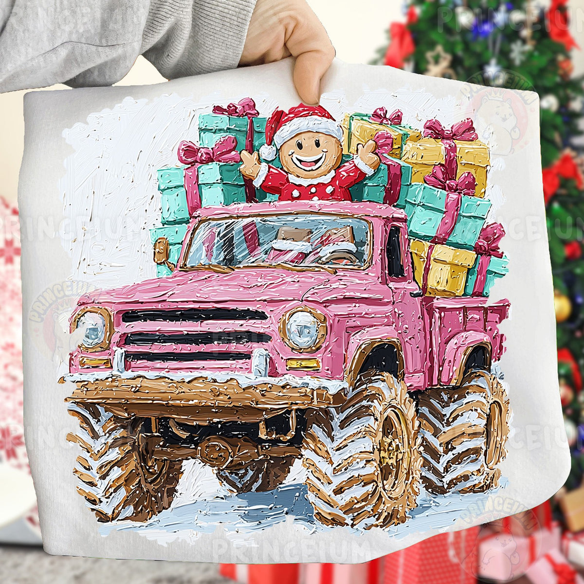 Gingerbread Monster Truck Christmas