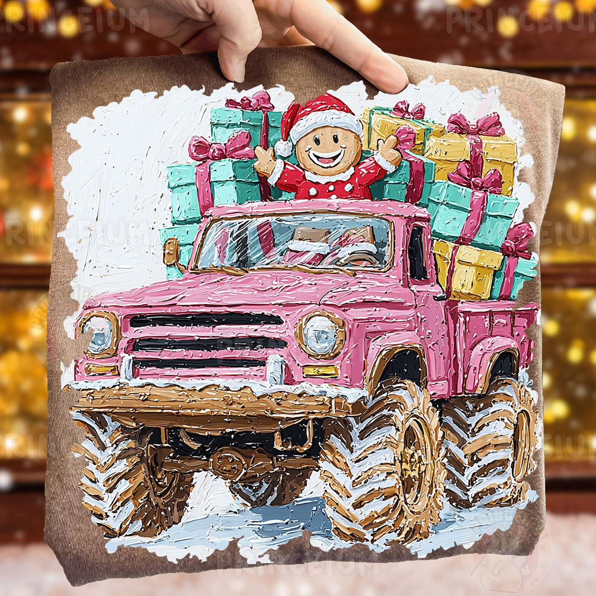 Gingerbread Monster Truck Christmas