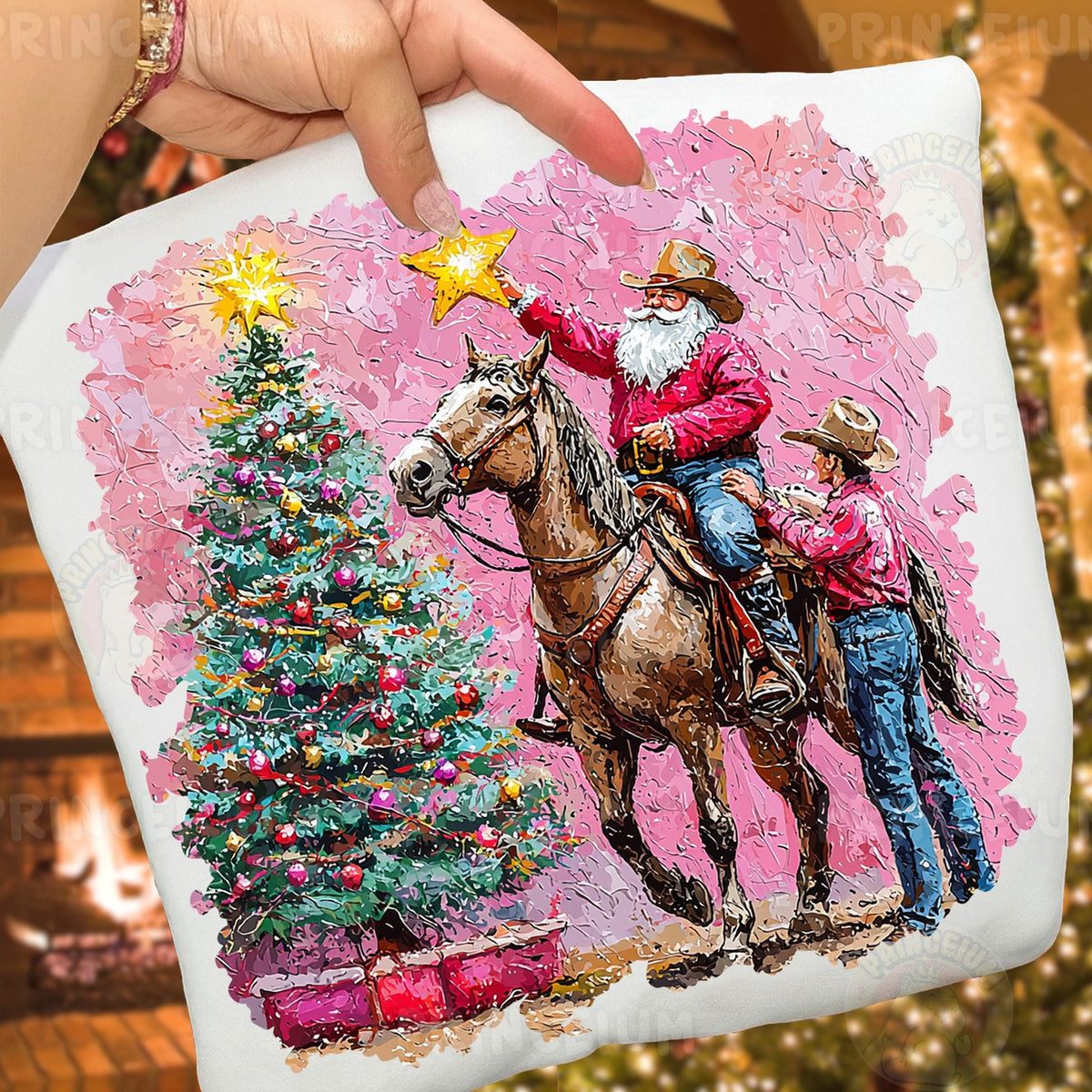 Cowboy Santa Tree Topper