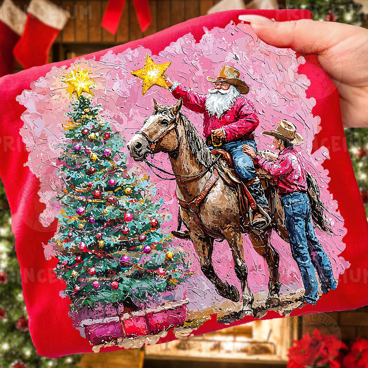 Cowboy Santa Tree Topper