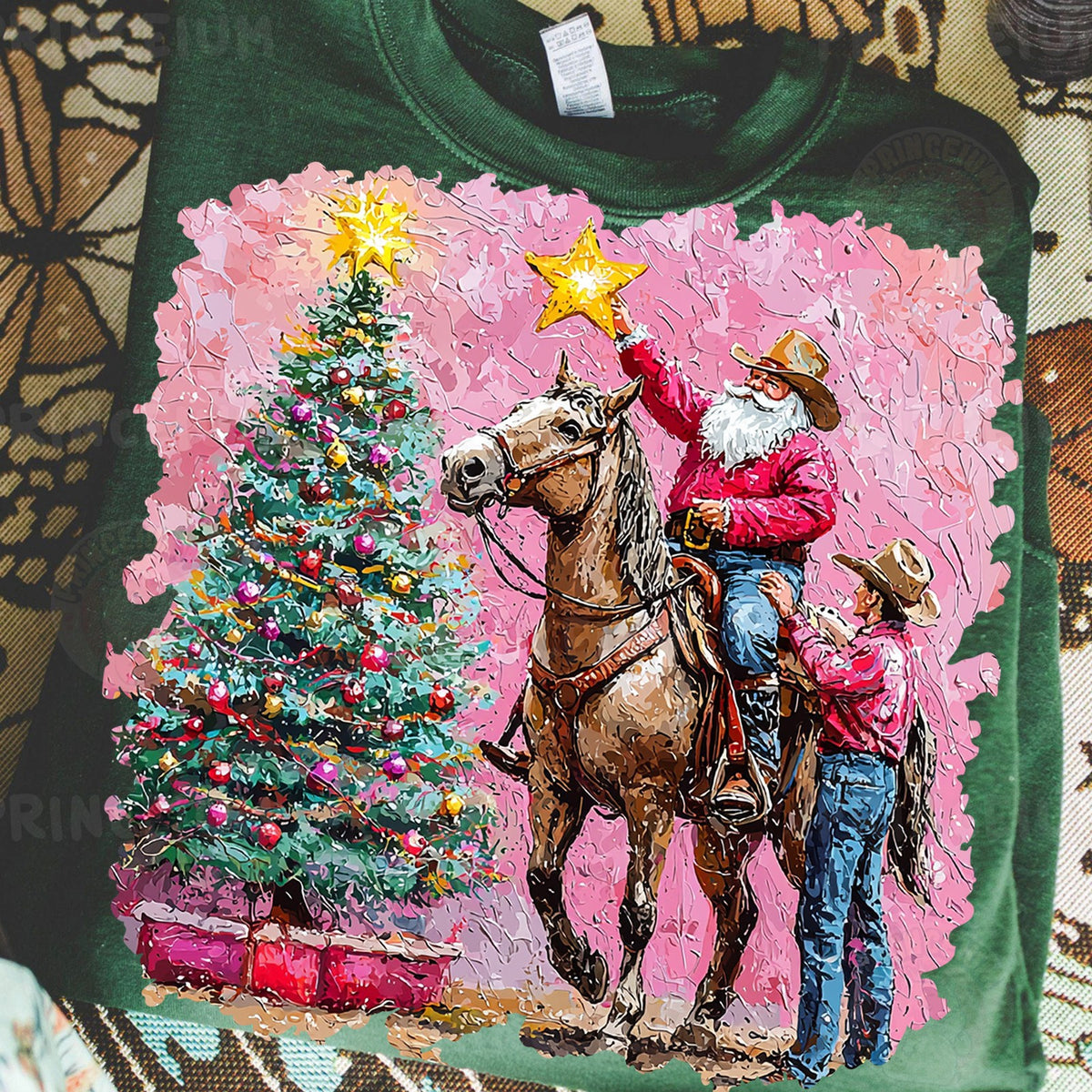 Cowboy Santa Tree Topper