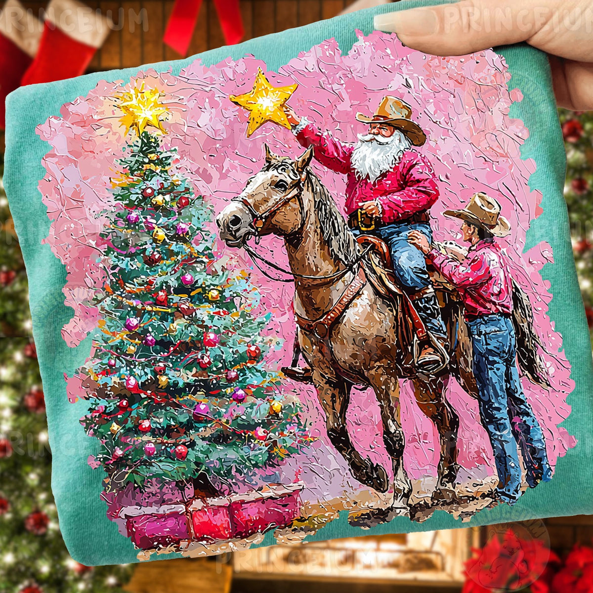 Cowboy Santa Tree Topper