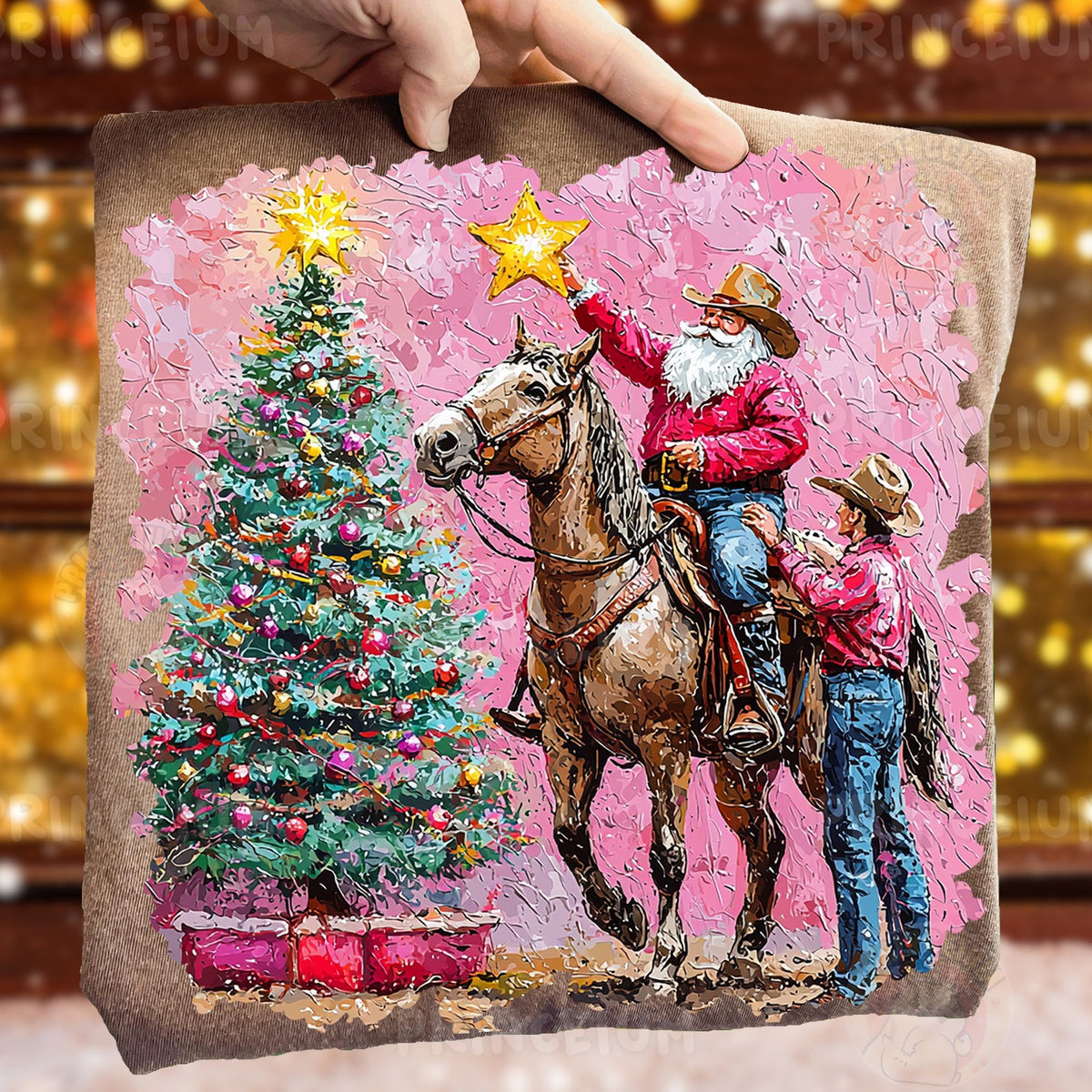 Cowboy Santa Tree Topper
