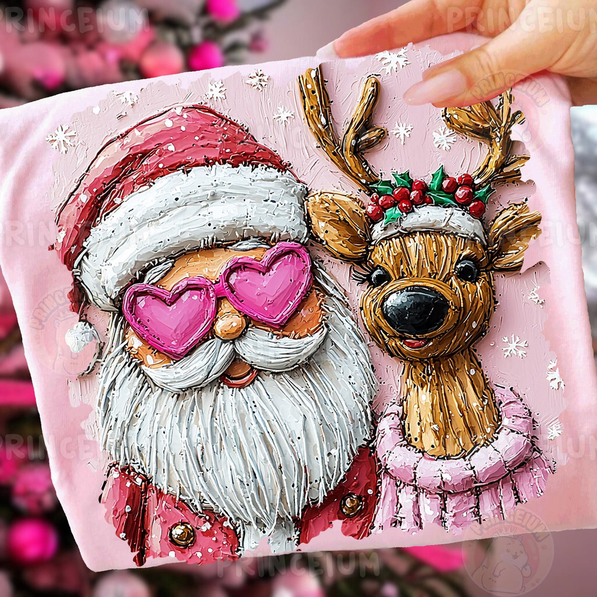 Santa & Reindeer Besties