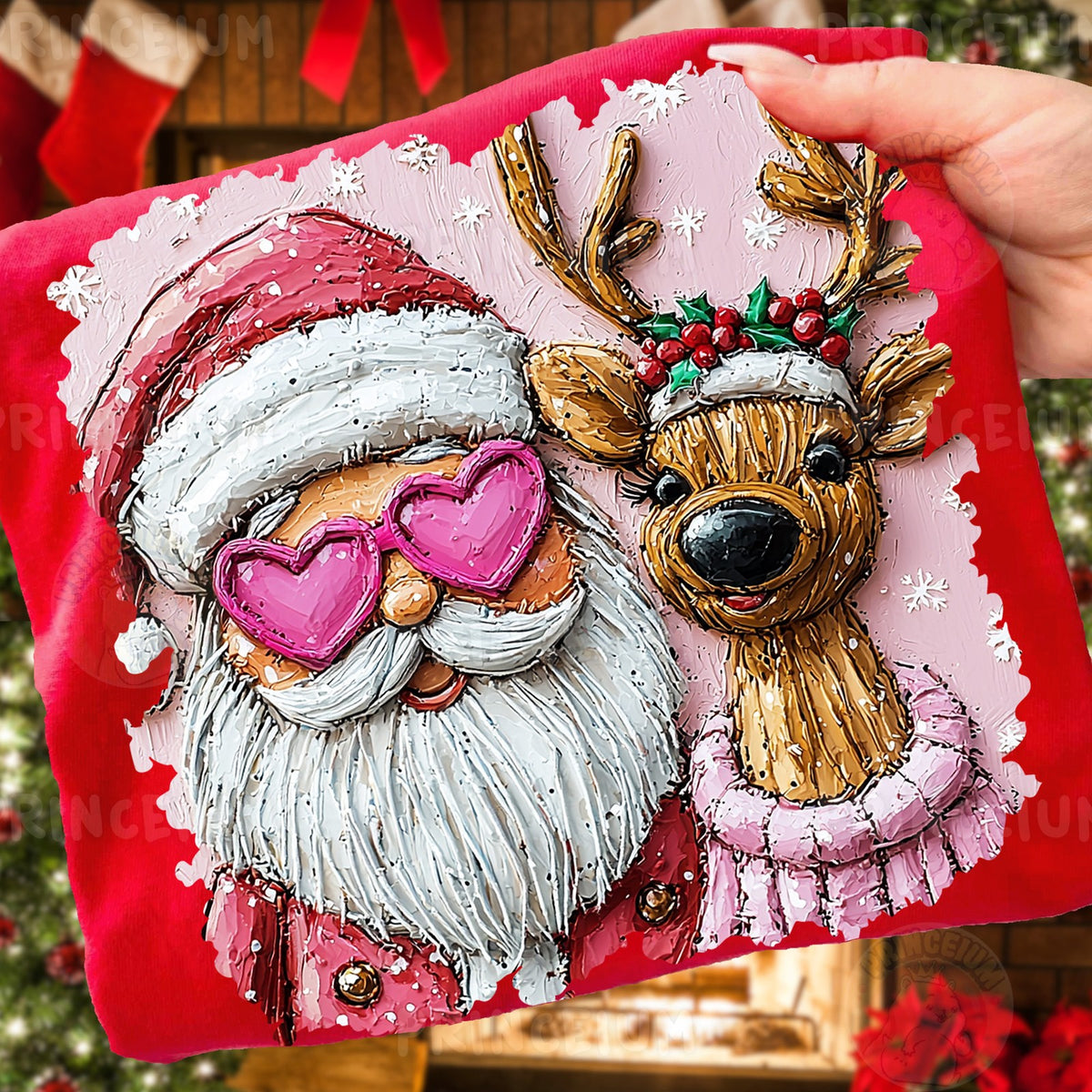 Santa & Reindeer Besties