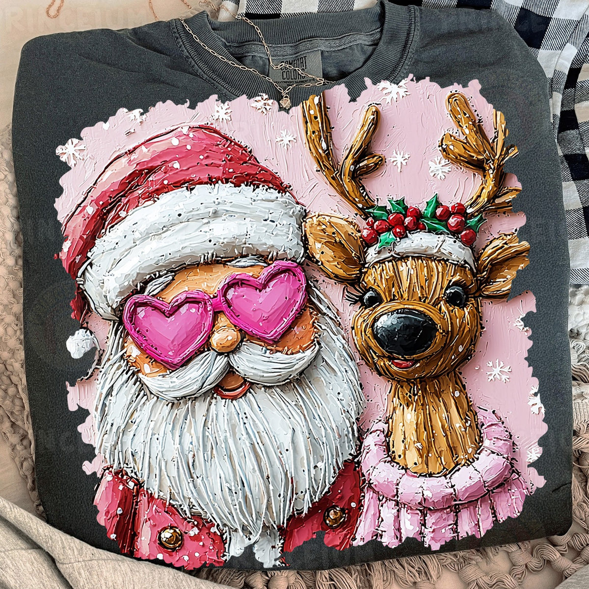 Santa & Reindeer Besties