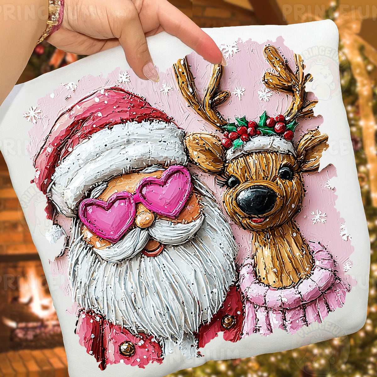 Santa & Reindeer Besties