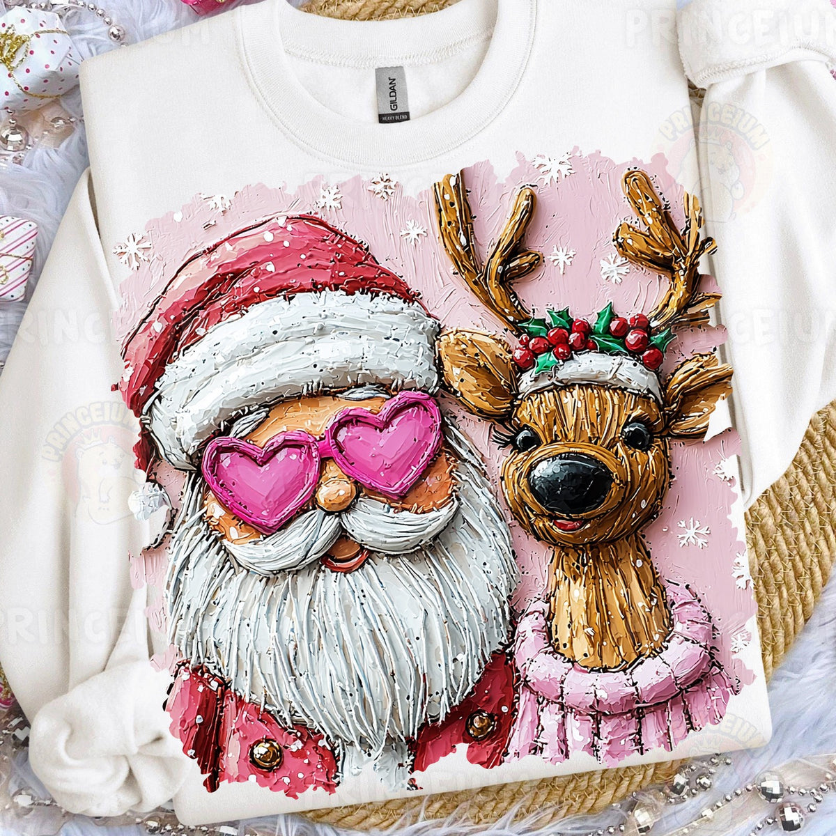 Santa & Reindeer Besties
