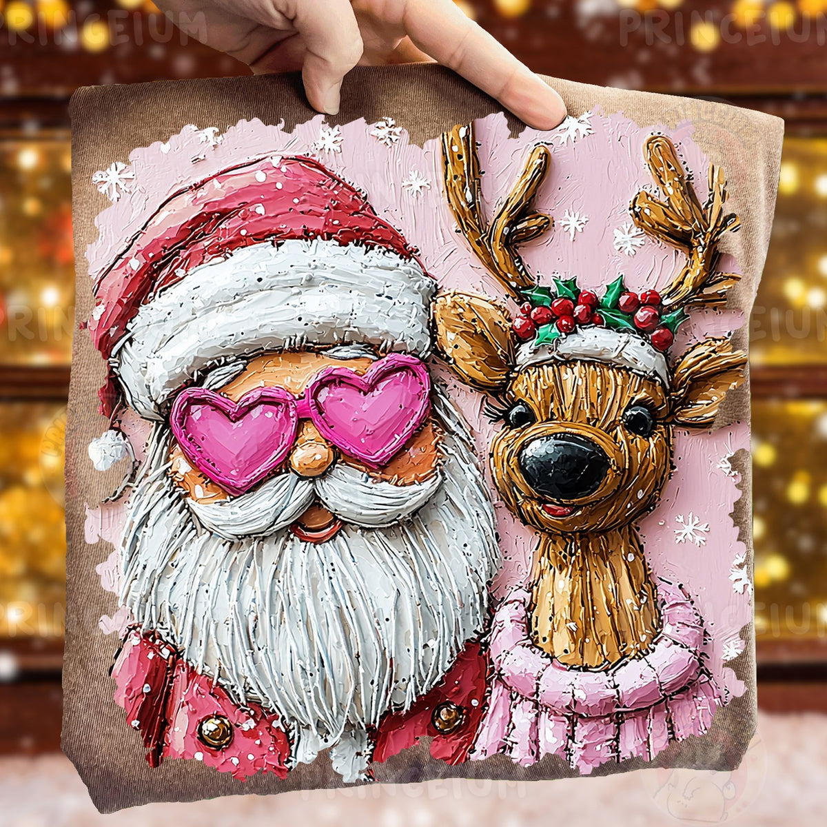 Santa & Reindeer Besties