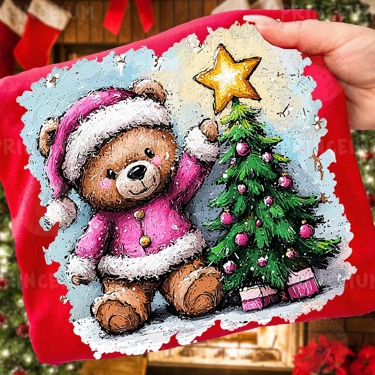 Teddy Bear Christmas Star