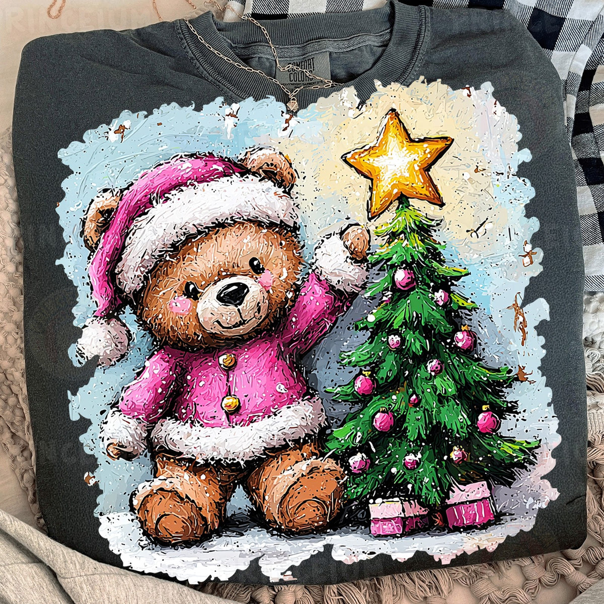 Teddy Bear Christmas Star