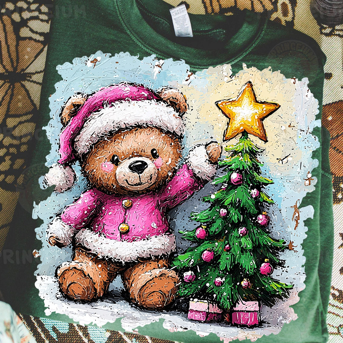 Teddy Bear Christmas Star