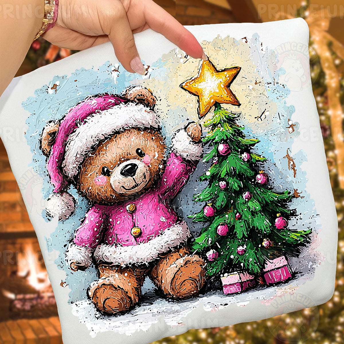 Teddy Bear Christmas Star