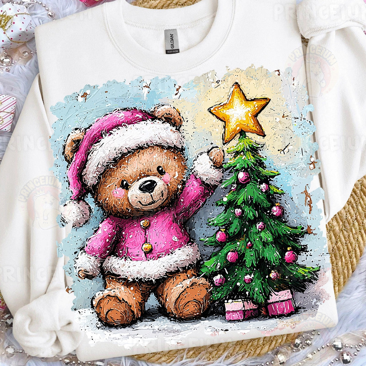 Teddy Bear Christmas Star
