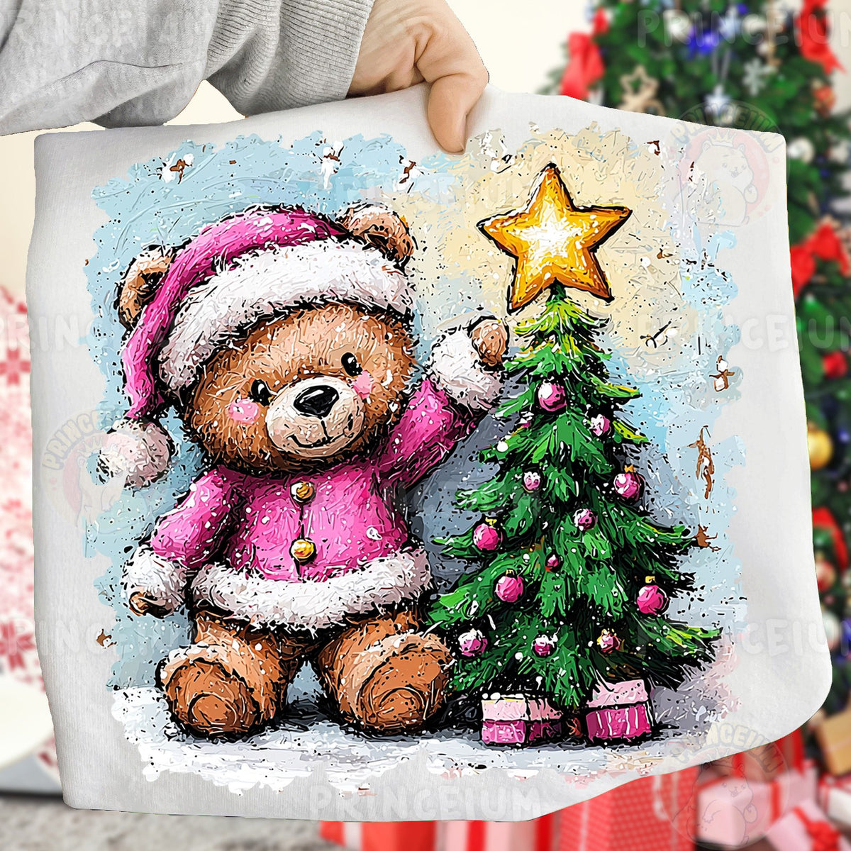 Teddy Bear Christmas Star