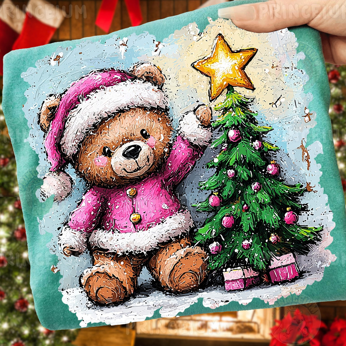 Teddy Bear Christmas Star