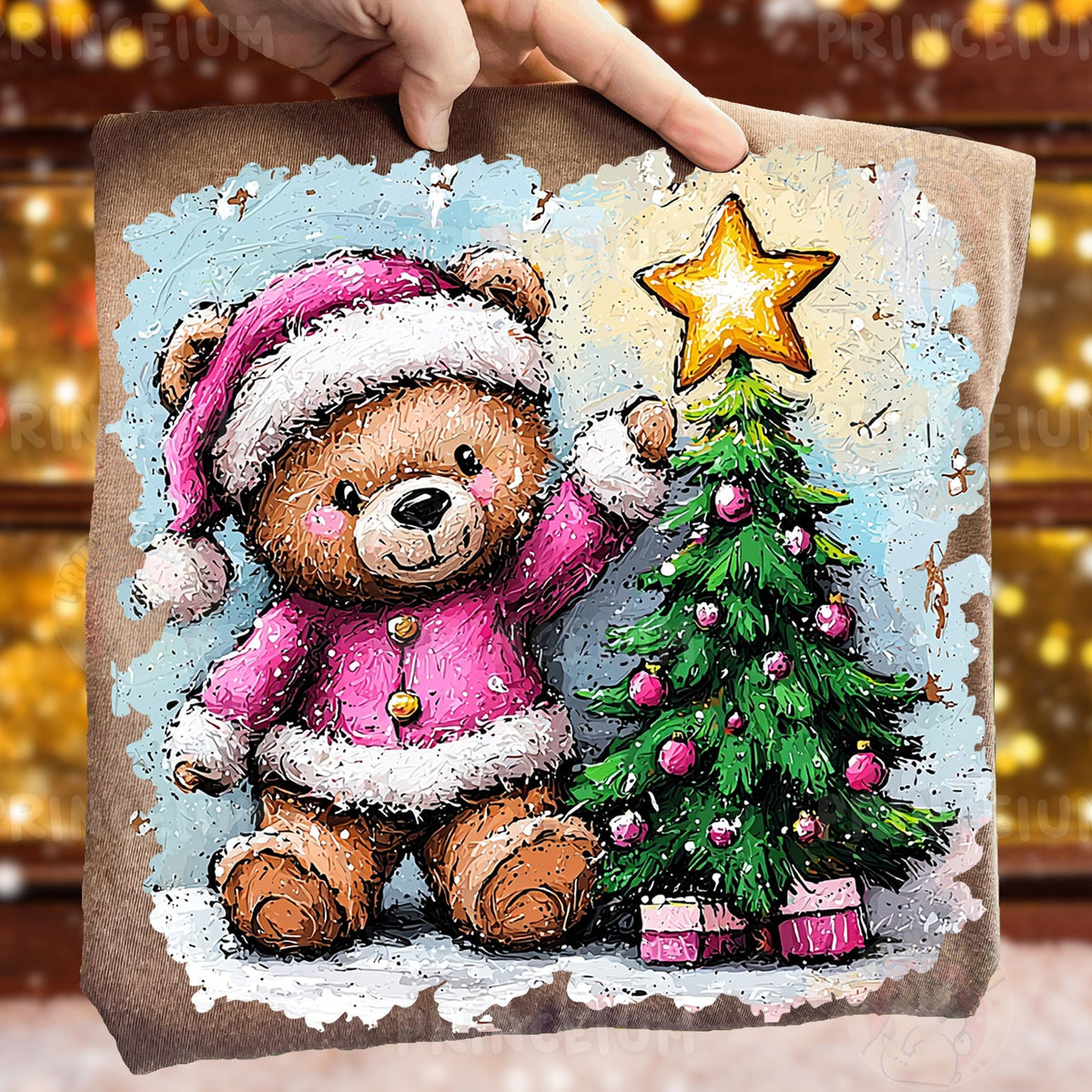 Teddy Bear Christmas Star