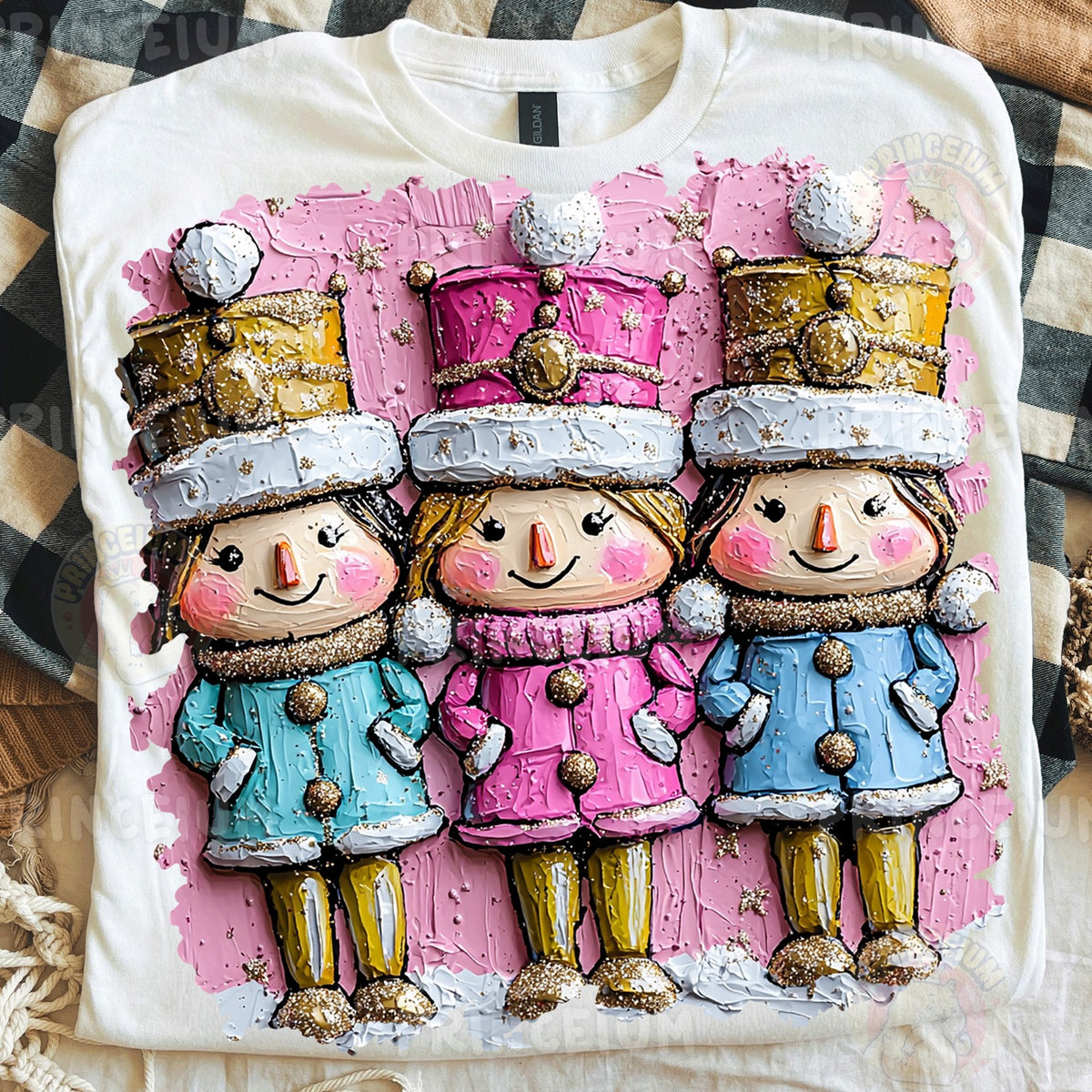 Pink Nutcracker Trio