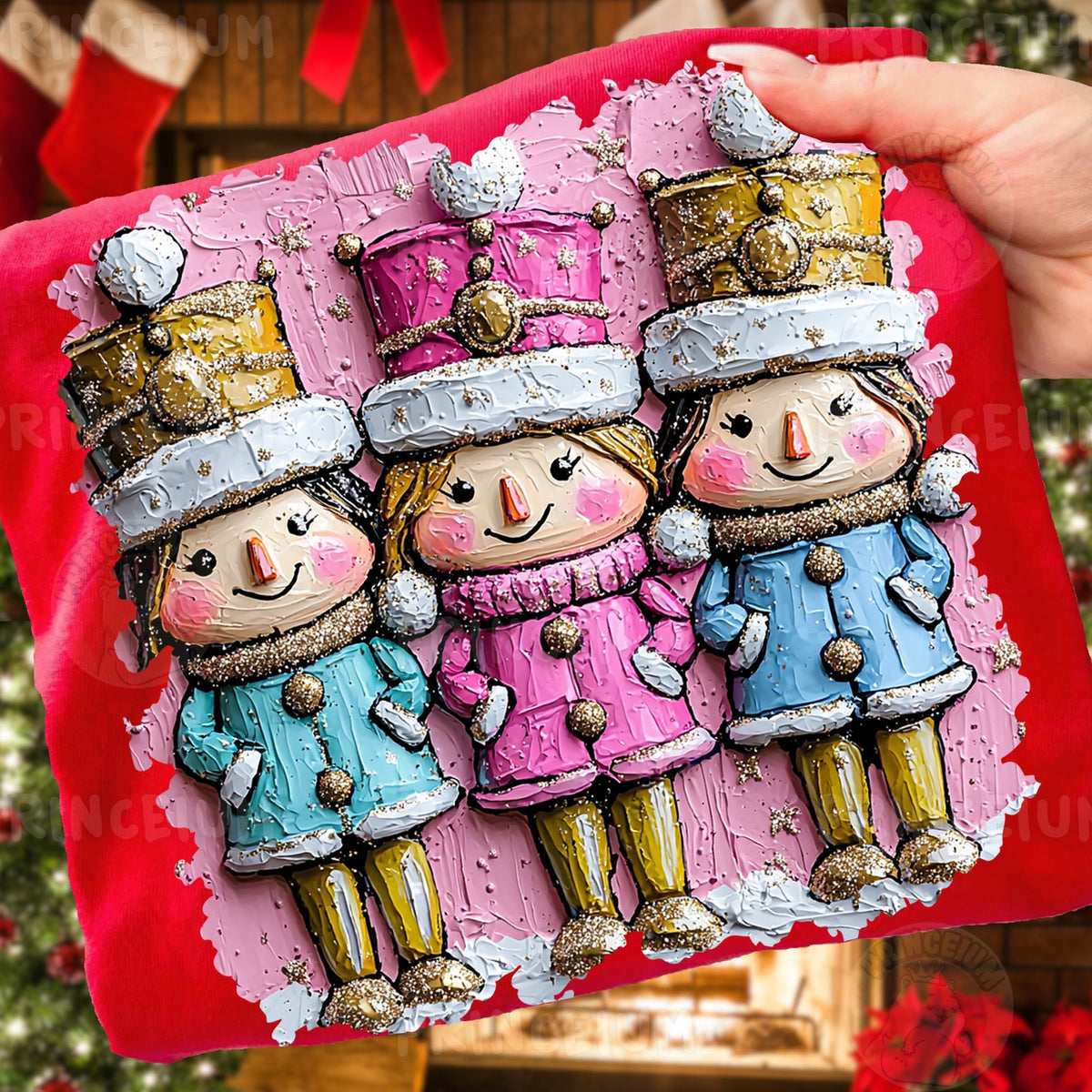 Pink Nutcracker Trio