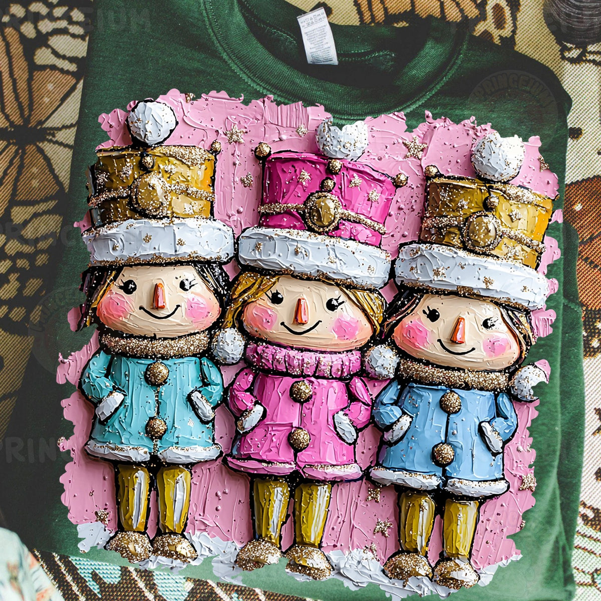 Pink Nutcracker Trio