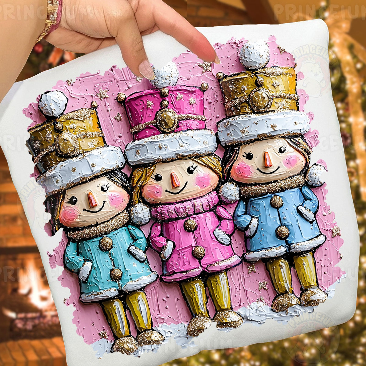 Pink Nutcracker Trio