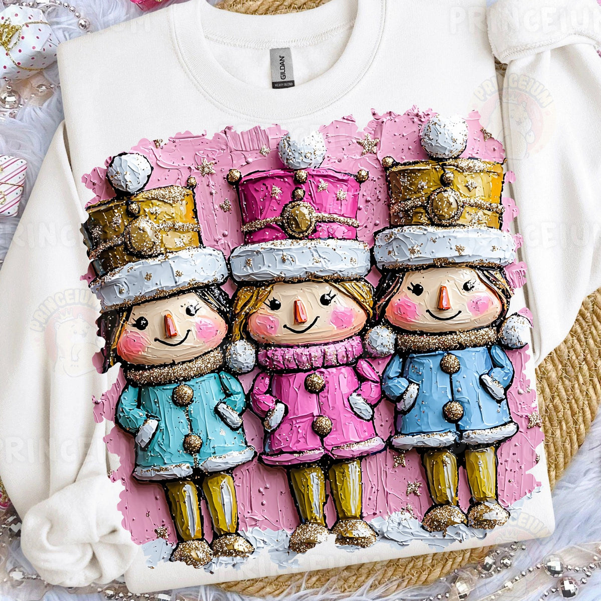 Pink Nutcracker Trio