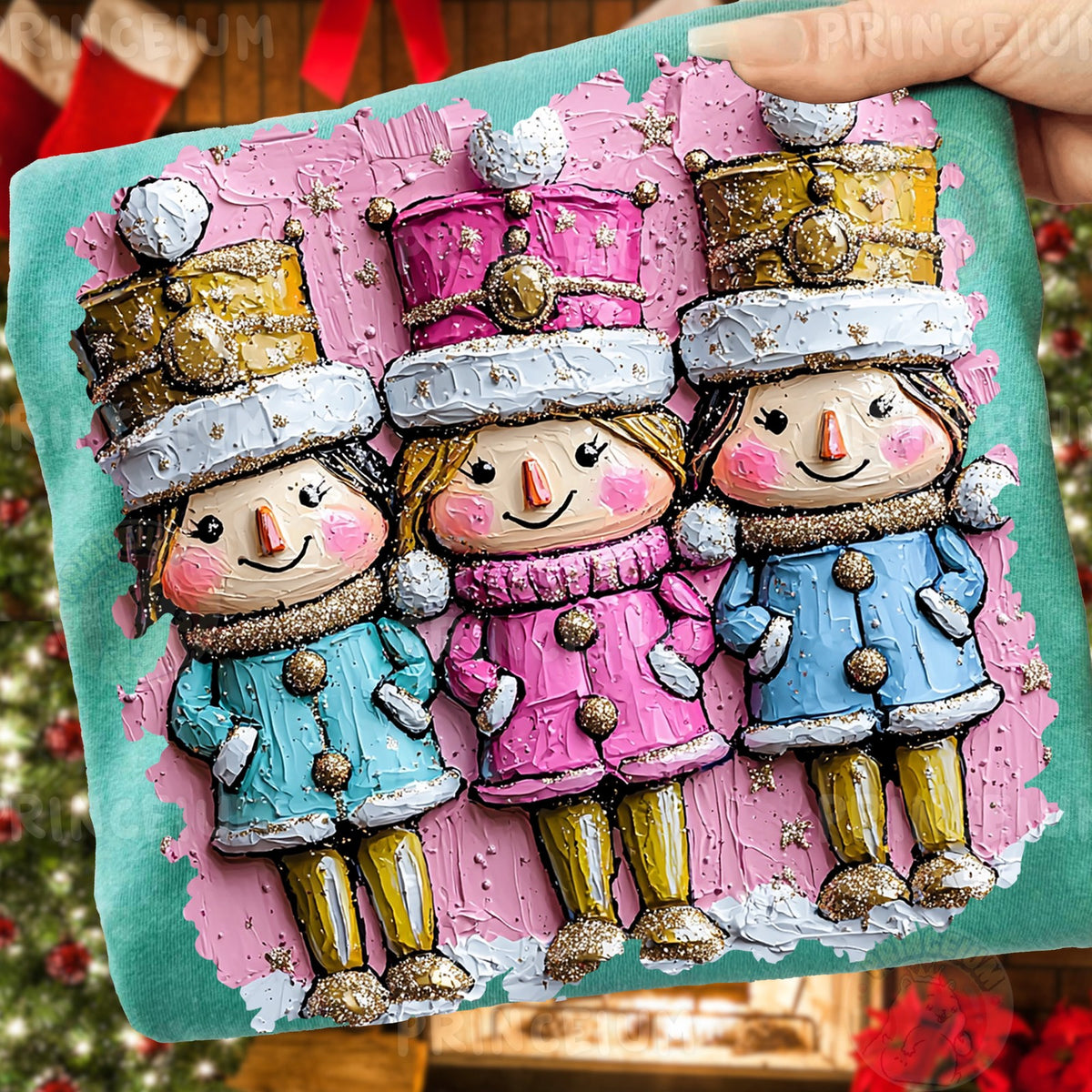 Pink Nutcracker Trio