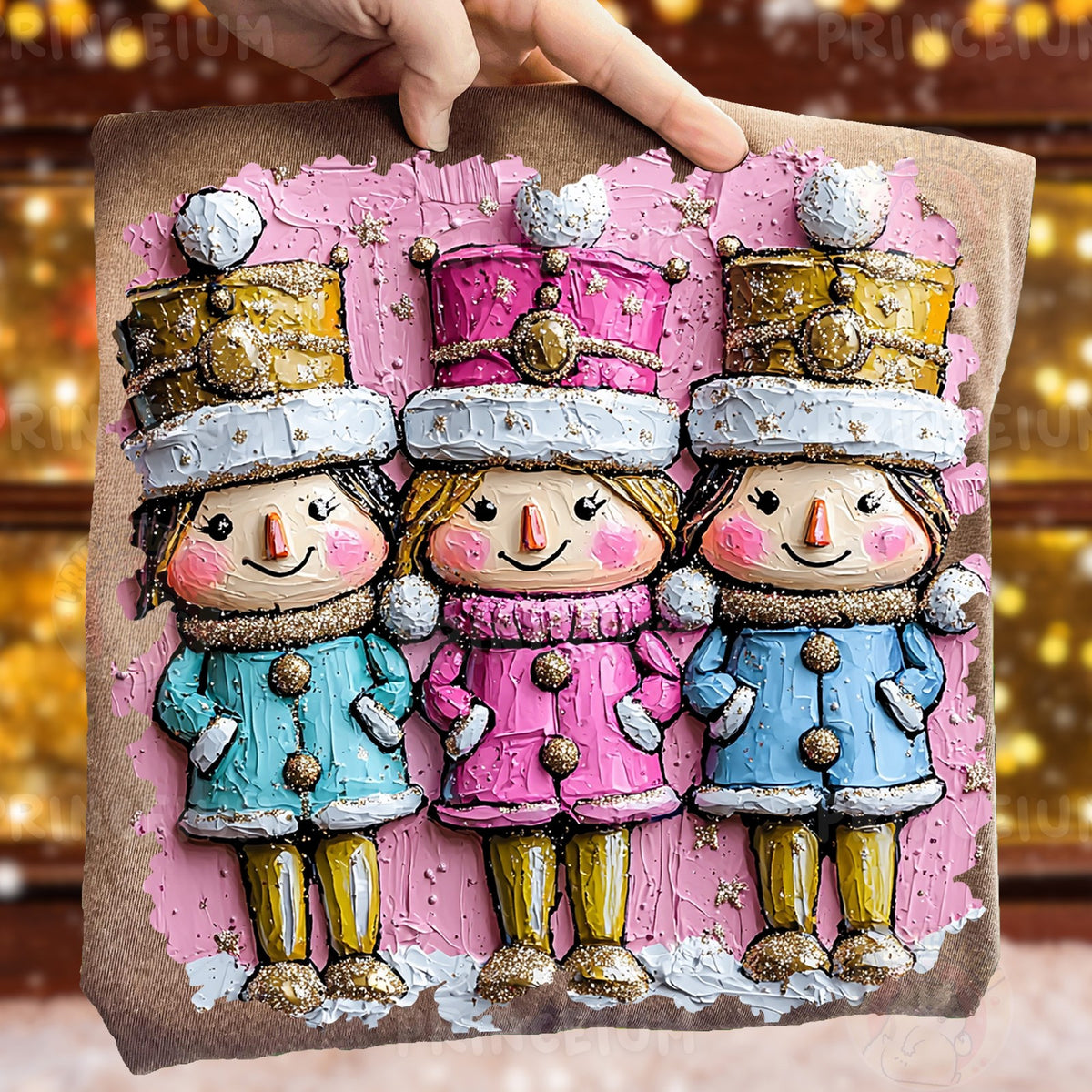 Pink Nutcracker Trio