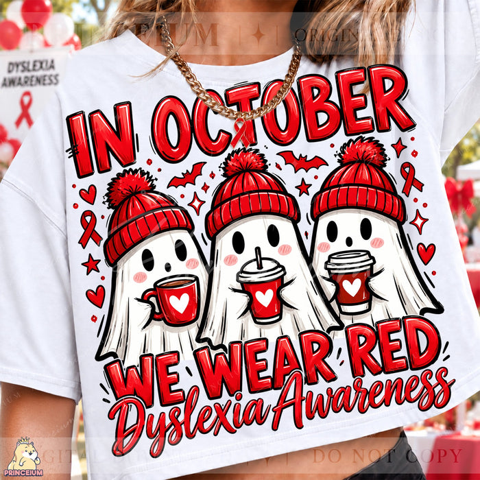 In October We Wear Red Ghosts