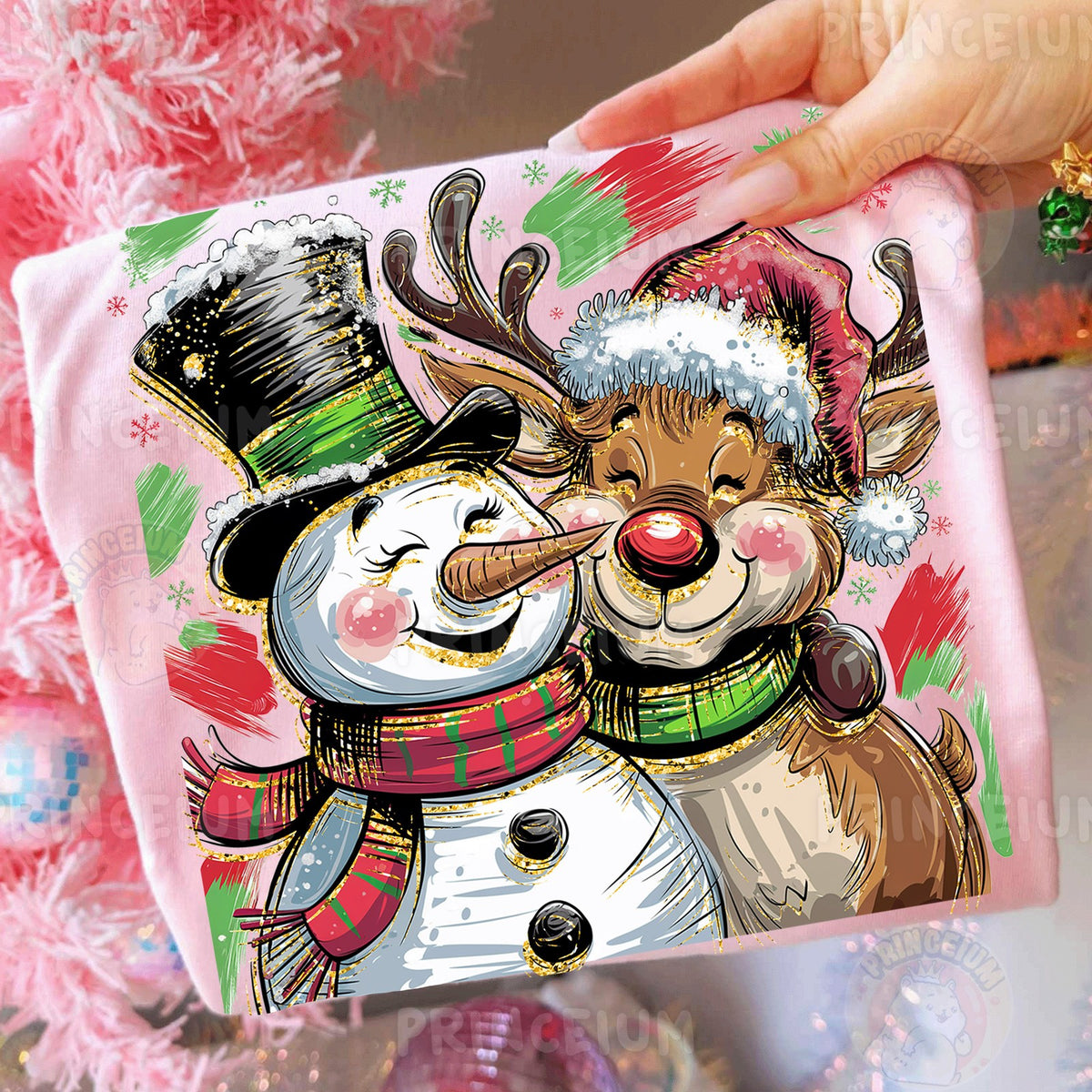 Snowman and Reindeer Friends