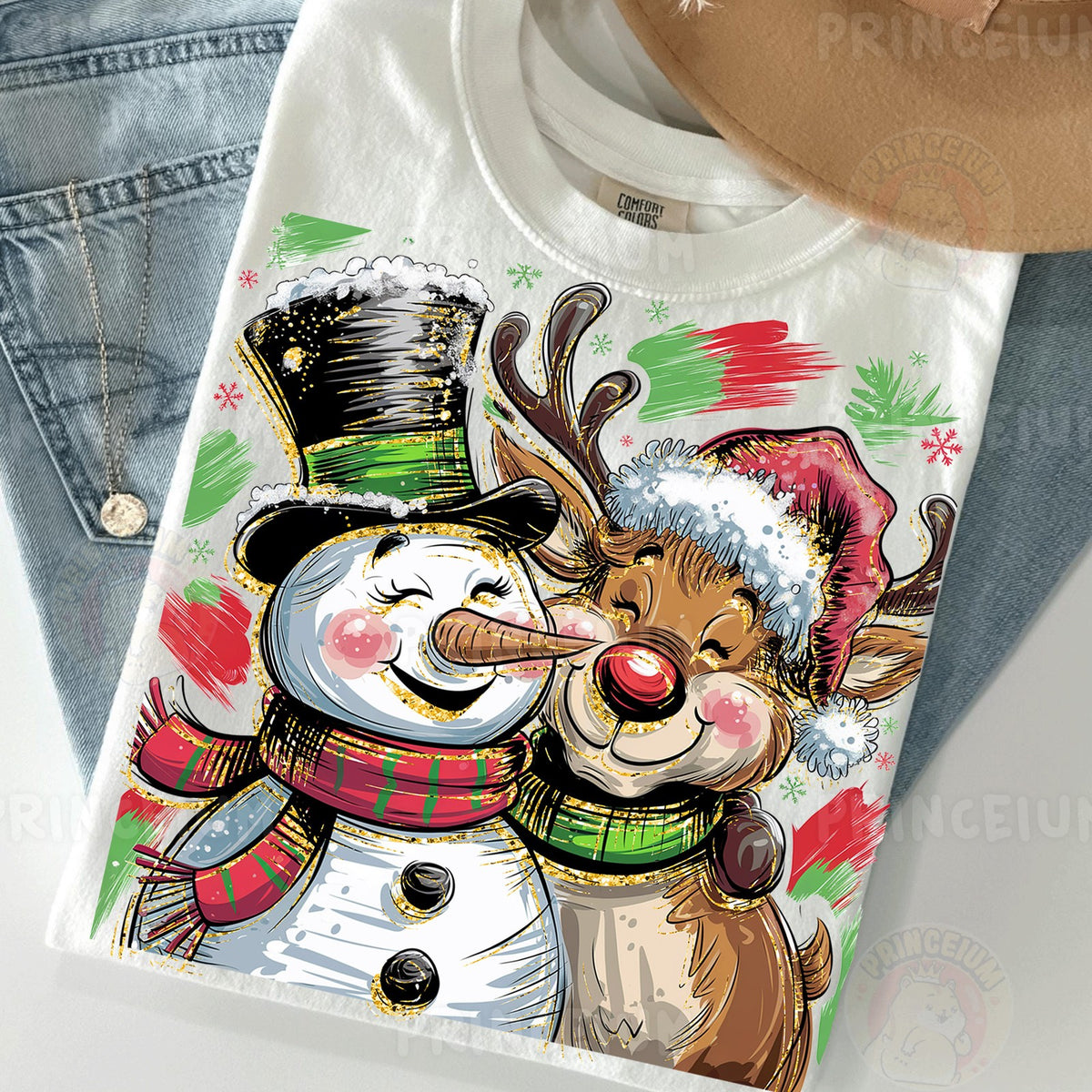 Snowman and Reindeer Friends