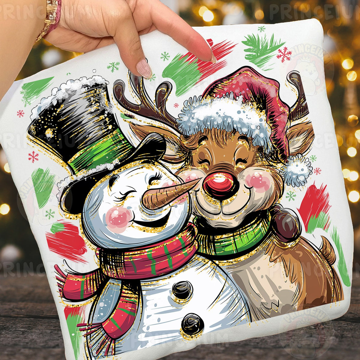 Snowman and Reindeer Friends