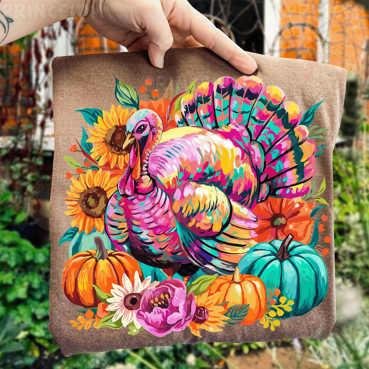 Colorful Harvest Turkey