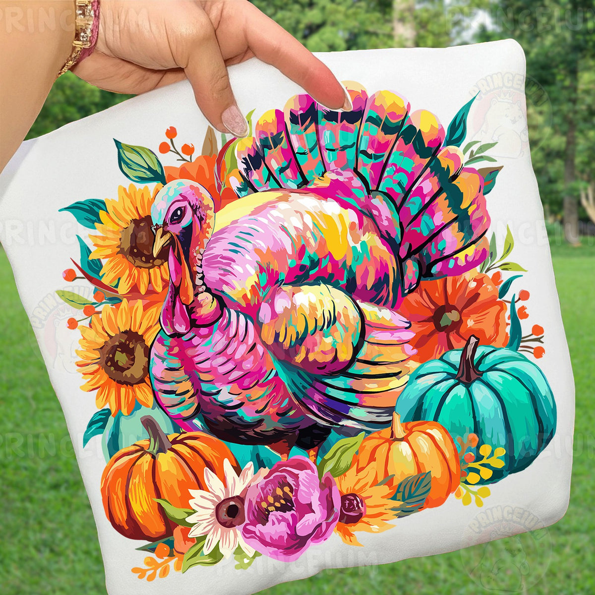 Colorful Harvest Turkey