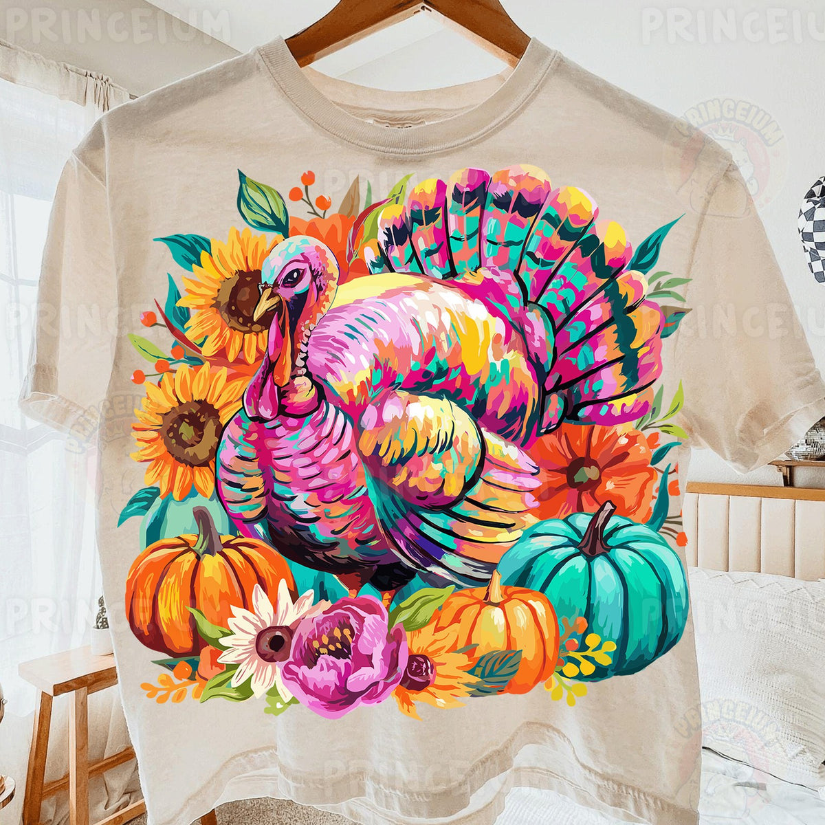 Colorful Harvest Turkey