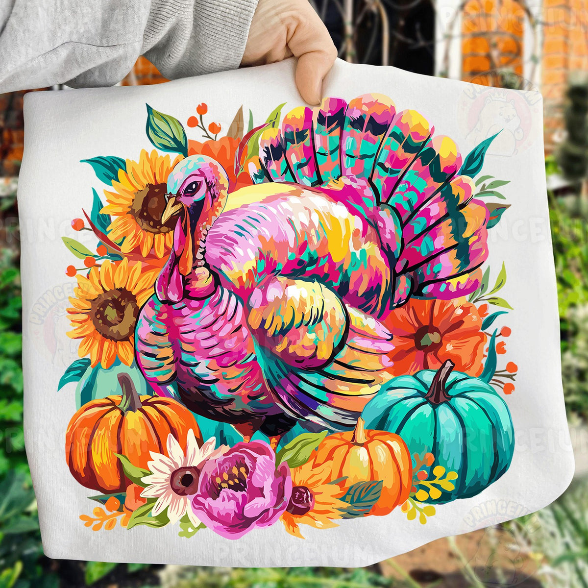 Colorful Harvest Turkey