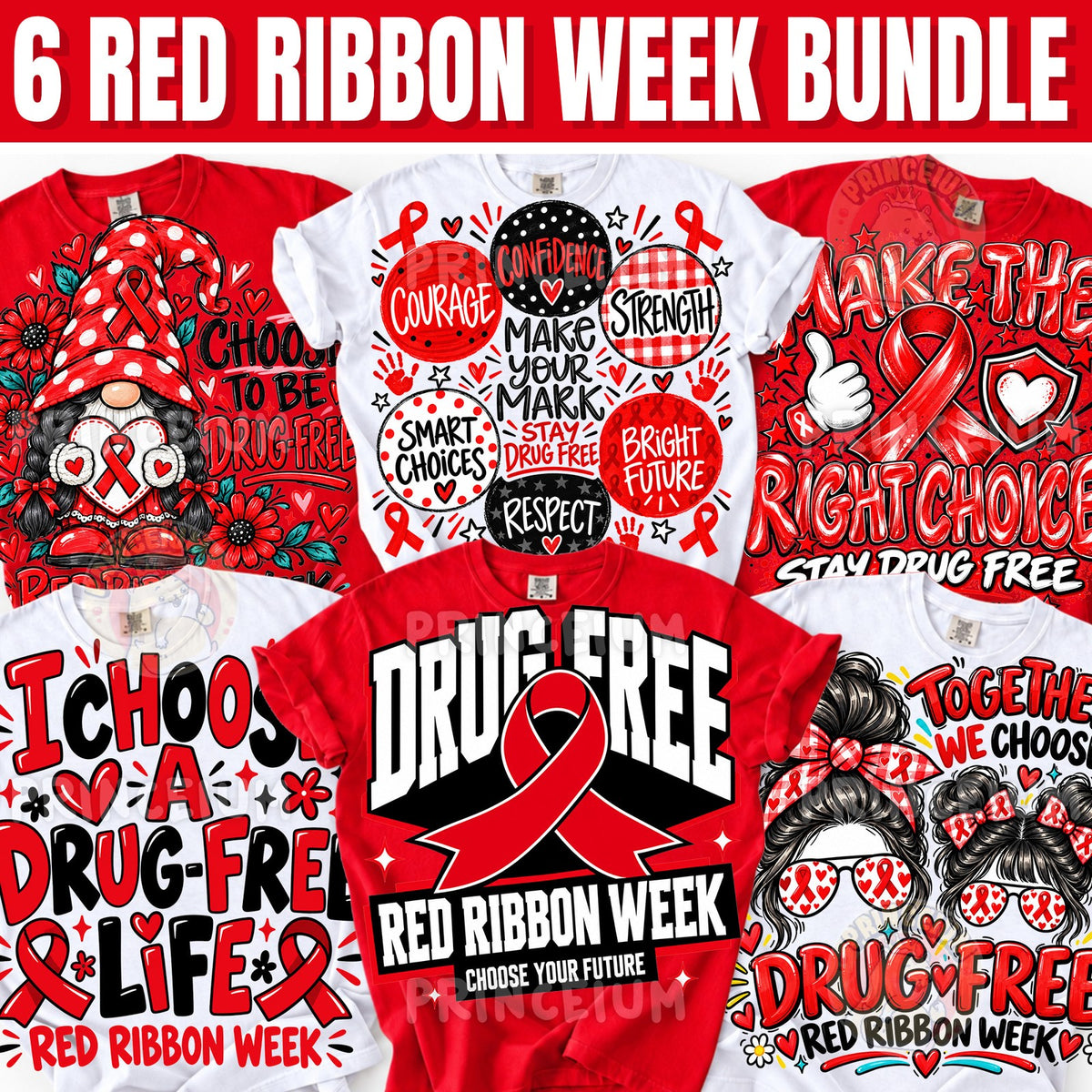 Make the Right Choice & Drug Free Red Ribbon Week Bundle