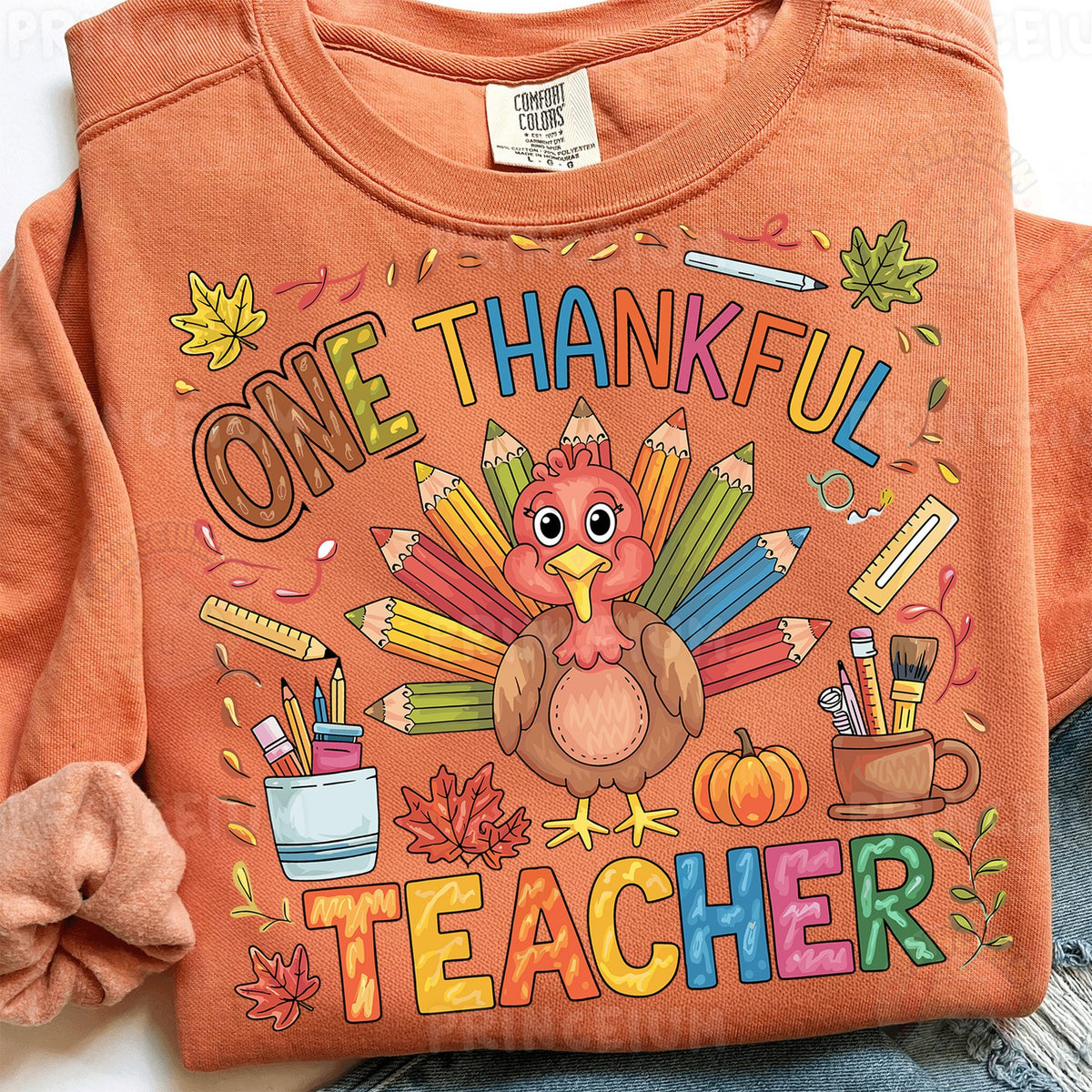 One Thankful Teacher Turkey