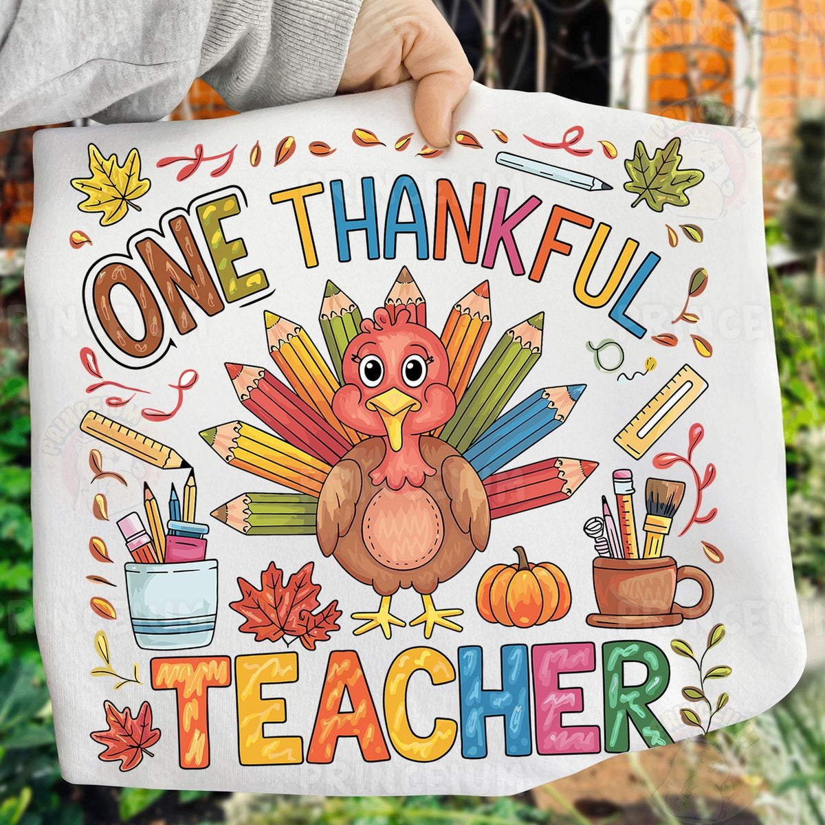 One Thankful Teacher Turkey