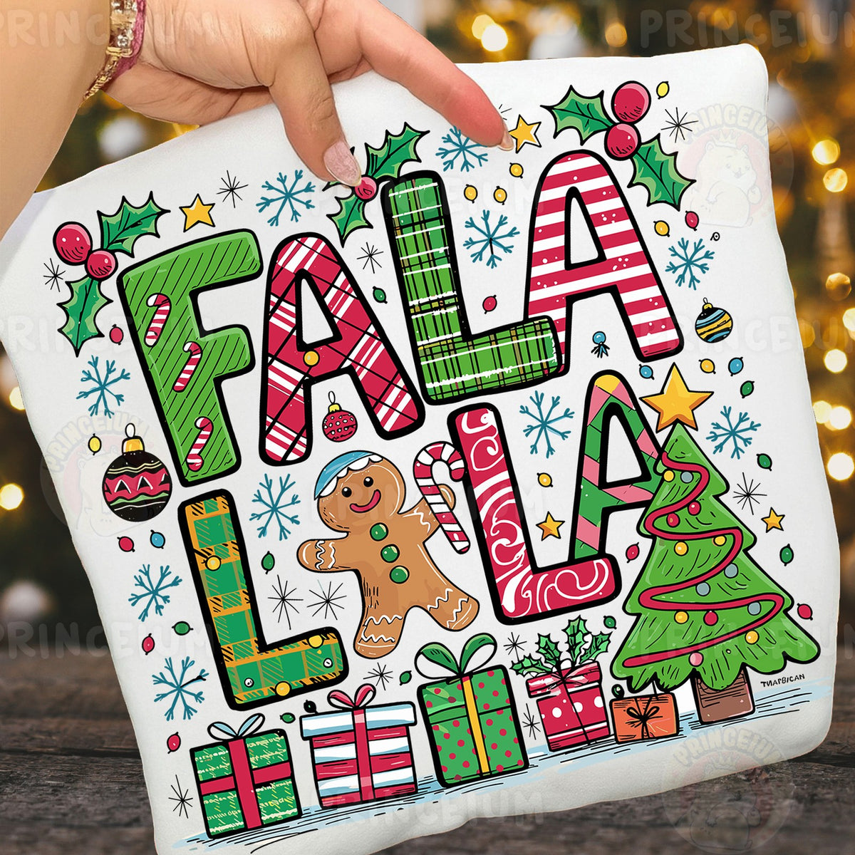 Fa La La Christmas Doodle