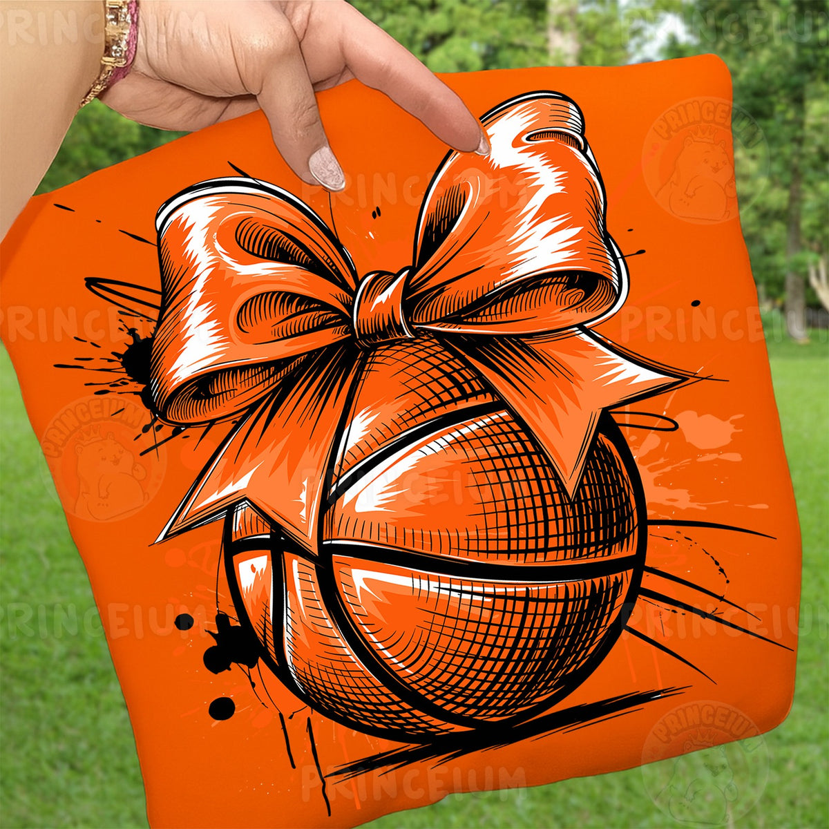 Coquette Basketball Bow