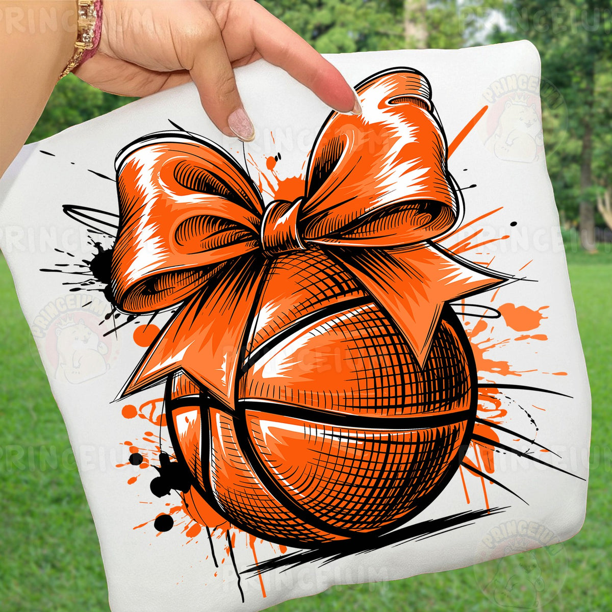 Coquette Basketball Bow